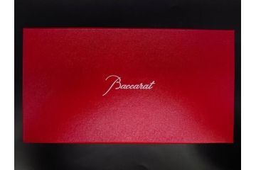未使用　フランス　Baccarat　バカラ　エクラ(Eclat)　The YEAR 2023　澄んだ輝きを放つイヤータンブラー2客セット(コップ、グラス、ロックグラス、フルレッドクリスタルガラス、共箱付き)(R-081680)
