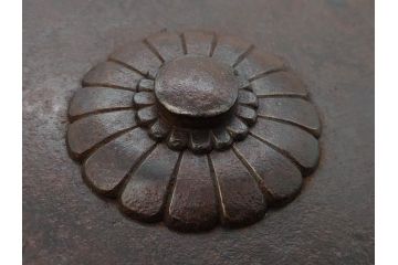 アンティーク雑貨　時代物ならではの味わいが魅力的な蔵戸の錠前金具(ディスプレイ雑貨、蔵戸パーツ)(R-081683)