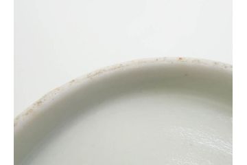 江戸期　古伊万里　染付　花蝶図　清楚な佇まいの湯呑6客セット(雷紋、湯のみ、ぐい呑み、茶器、煎茶、和食器)(R-081684)