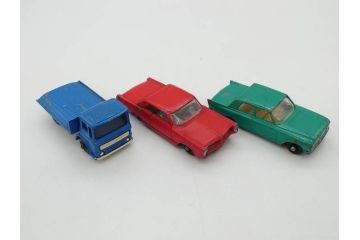 イギリス　MATCH BOX　マッチボックス　キングサイズ　HUSKY　ハスキー　CORGITOYS　コーギー　Siku　ジク　PILEN　ピレン　DINKY　ディンキー　Solido　ソリド　ミニカー26点セット(K-8、K-17、空箱、玩具、おもちゃ、自動車)(R-081687)
