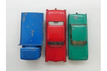イギリス　MATCH BOX　マッチボックス　キングサイズ　HUSKY　ハスキー　CORGITOYS　コーギー　Siku　ジク　PILEN　ピレン　DINKY　ディンキー　Solido　ソリド　ミニカー26点セット(K-8、K-17、空箱、玩具、おもちゃ、自動車)(R-081687)