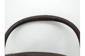 正寿堂　銀粒象嵌提手　斑紫銅蓋　歴史を重ねた佇まいが魅力の鉄瓶(花、梅、四君子紋?、湯沸、湯瓶、茶道具、茶器)(R-081689)