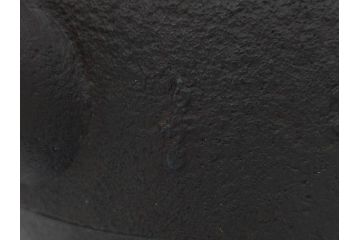 正寿堂　銀粒象嵌提手　斑紫銅蓋　歴史を重ねた佇まいが魅力の鉄瓶(花、梅、四君子紋?、湯沸、湯瓶、茶道具、茶器)(R-081689)