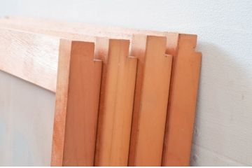 アンティーク建具　上手物!!　鷹(タカ)、松、竹の図柄の上質な彫刻が施された片面ガラス書院戸4枚セット(窓、ガラス戸、引き戸)(R-081704)