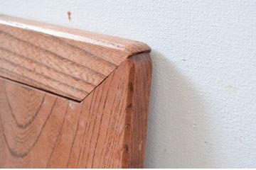 和製アンティーク　総欅(ケヤキ)材　杢目の良い一枚板の天板(テーブルトップ、DIY、材料、古材、木材)(R-081708)