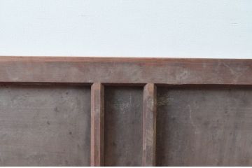アンティーク建具　ノスタルジックな雰囲気を纏った明かり取り2枚セット(明り取り、ガラス欄間)(R-081716)