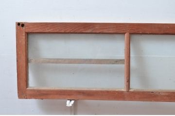 アンティーク建具　どこか懐かしい雰囲気を醸しだす明かり取り2枚セット(明り取り、ガラス欄間)(R-081717)