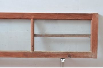 アンティーク建具　どこか懐かしい雰囲気を醸しだす明かり取り2枚セット(明り取り、ガラス欄間)(R-081717)