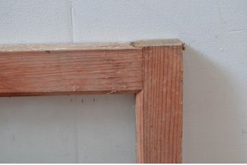 アンティーク建具　どこか懐かしい雰囲気を醸しだす明かり取り2枚セット(明り取り、ガラス欄間)(R-081717)