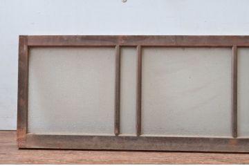 アンティーク建具　どこか懐かしい雰囲気を醸し出す明り取り2枚セット(明かり取り、ガラス欄間)(R-081718)