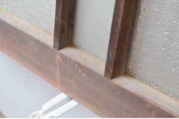 アンティーク建具　どこか懐かしい雰囲気を醸し出す明り取り2枚セット(明かり取り、ガラス欄間)(R-081718)