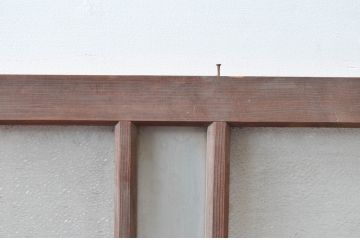 アンティーク建具　どこか懐かしい雰囲気を醸し出す明り取り2枚セット(明かり取り、ガラス欄間)(R-081718)