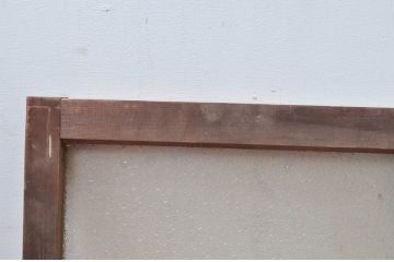 アンティーク建具　どこか懐かしい雰囲気を醸し出す明り取り2枚セット(明かり取り、ガラス欄間)(R-081718)