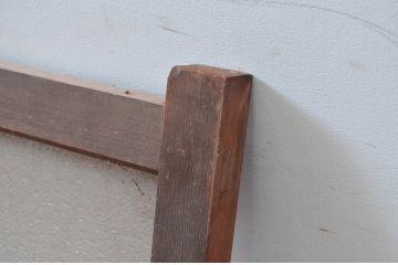 アンティーク建具　どこか懐かしい雰囲気を醸し出す明り取り2枚セット(明かり取り、ガラス欄間)(R-081718)