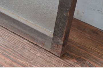 アンティーク建具　どこか懐かしい雰囲気を醸し出す明り取り2枚セット(明かり取り、ガラス欄間)(R-081718)