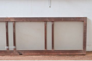 アンティーク建具　どこか懐かしい雰囲気を醸し出す明り取り2枚セット(明かり取り、ガラス欄間)(R-081718)
