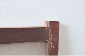 アンティーク建具　どこか懐かしい雰囲気を醸し出す明り取り2枚セット(明かり取り、ガラス欄間)(R-081718)