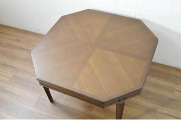 中古　美品　maruni(マルニ木工)　地中海ロイヤルシリーズ(ROYAL)　シックな佇まいが魅力的なパーティテーブル(ダイニングテーブル、4人掛け、食卓)(定価約24万円)(R-081720)