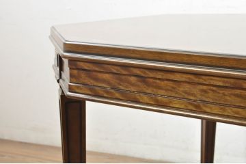中古　美品　maruni(マルニ木工)　地中海ロイヤルシリーズ(ROYAL)　シックな佇まいが魅力的なパーティテーブル(ダイニングテーブル、4人掛け、食卓)(定価約24万円)(R-081720)