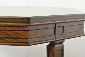 中古　美品　maruni(マルニ木工)　地中海ロイヤルシリーズ(ROYAL)　シックな佇まいが魅力的なパーティテーブル(ダイニングテーブル、4人掛け、食卓)(定価約24万円)(R-081720)