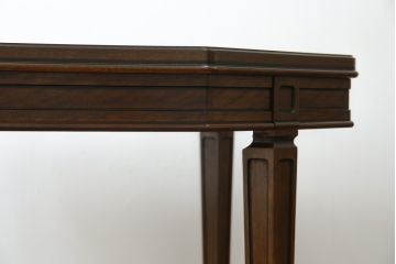 中古　美品　maruni(マルニ木工)　地中海ロイヤルシリーズ(ROYAL)　シックな佇まいが魅力的なパーティテーブル(ダイニングテーブル、4人掛け、食卓)(定価約24万円)(R-081720)