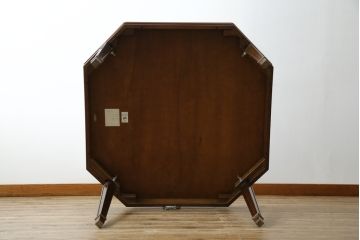 中古　美品　maruni(マルニ木工)　地中海ロイヤルシリーズ(ROYAL)　シックな佇まいが魅力的なパーティテーブル(ダイニングテーブル、4人掛け、食卓)(定価約24万円)(R-081720)