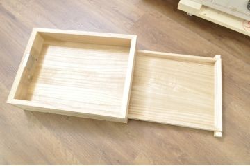 中古　伝統工芸士　田澤謙介作　品のある佇まいが魅力的な加茂総桐箪笥ローボード(総桐たんす、四方丸、大丸、和タンス、収納棚、戸棚、テレビボード、テレビ台)(R-081722)