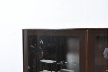 中古　美品　arflex(アルフレックス)　COMPOSER(コンポーザー)　シンプルで洗練されたデザインが魅力的なキャビネット(収納棚、戸棚、飾り棚、陳列棚、ガラスケース、ショーケース、コレクションケース、キュリオケース、店舗什器)(定価約35万円)(R-081730)