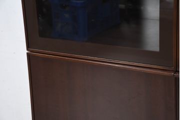 中古　美品　arflex(アルフレックス)　COMPOSER(コンポーザー)　シンプルで洗練されたデザインが魅力的なキャビネット(収納棚、戸棚、飾り棚、陳列棚、ガラスケース、ショーケース、コレクションケース、キュリオケース、店舗什器)(定価約35万円)(R-081730)