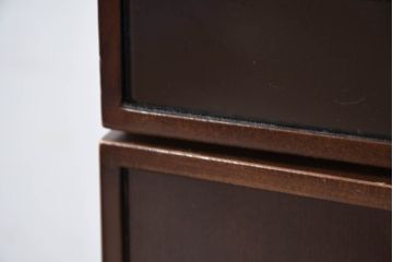 中古　美品　arflex(アルフレックス)　COMPOSER(コンポーザー)　シンプルで洗練されたデザインが魅力的なキャビネット(収納棚、戸棚、飾り棚、陳列棚、ガラスケース、ショーケース、コレクションケース、キュリオケース、店舗什器)(定価約35万円)(R-081730)