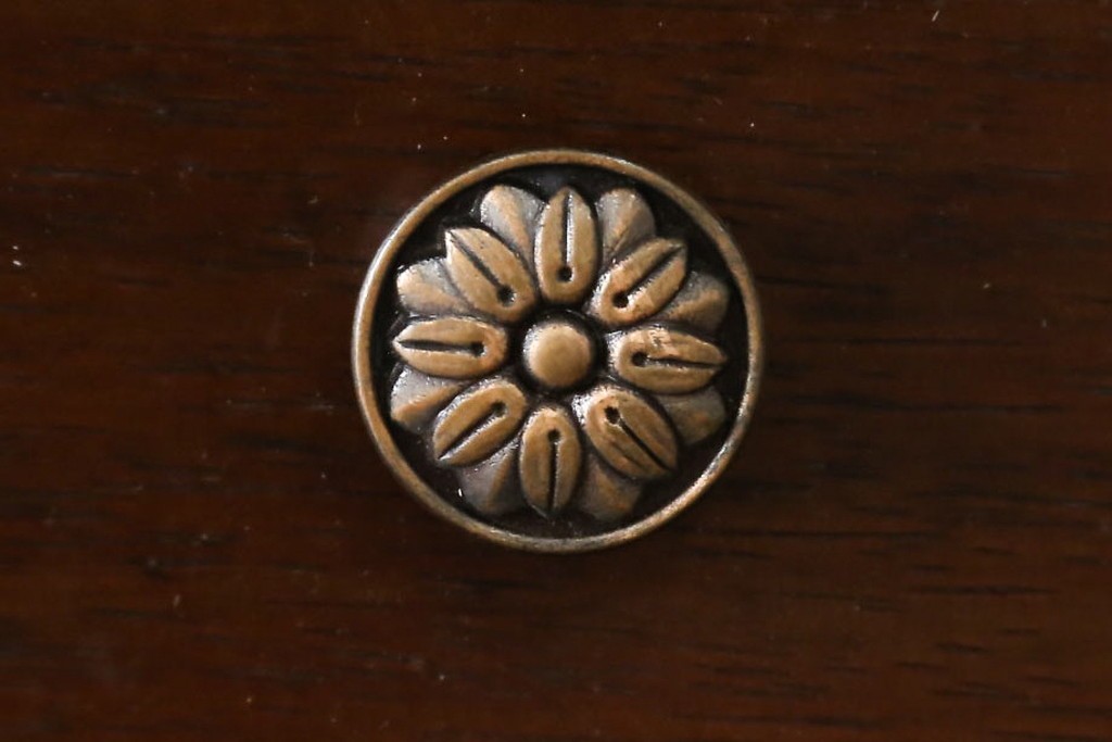 和製ビンテージ　美品!!　maruni(マルニ木工)　希少な廃番品!!　オールドマルニ　ベルサイユシリーズ　クラシカルな雰囲気が素敵なライティングビューロー　(R-081734)