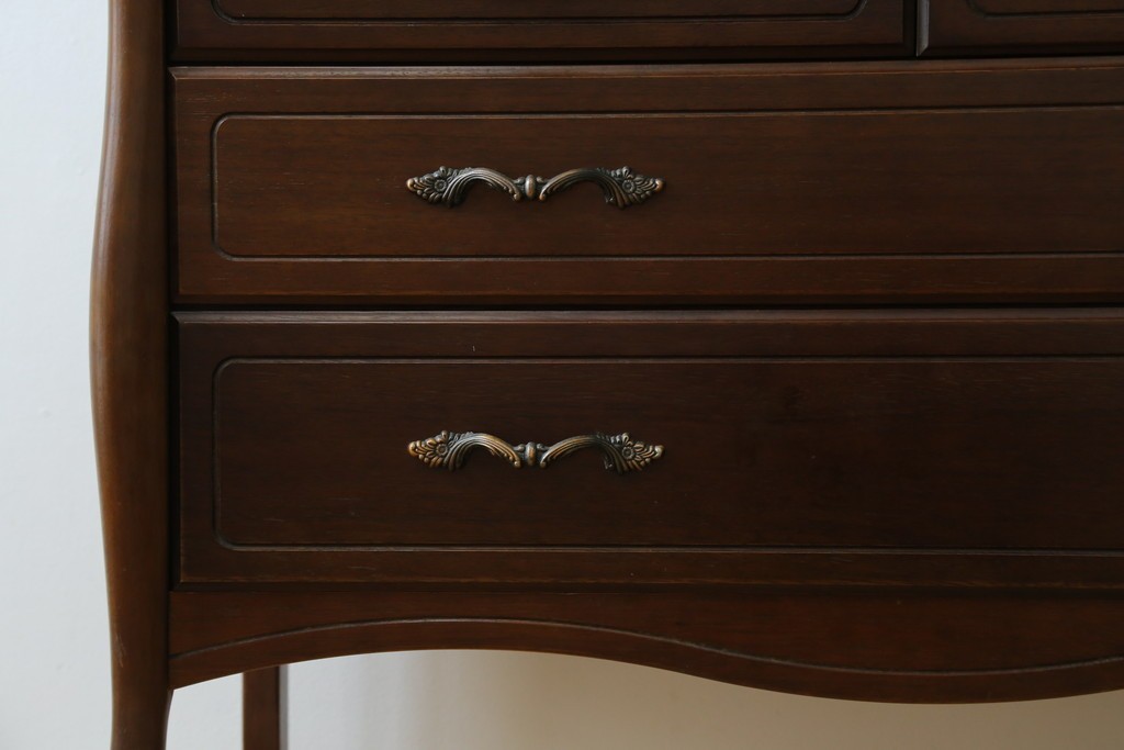 和製ビンテージ　美品!!　maruni(マルニ木工)　希少な廃番品!!　オールドマルニ　ベルサイユシリーズ　クラシカルな雰囲気が素敵なライティングビューロー　(R-081734)