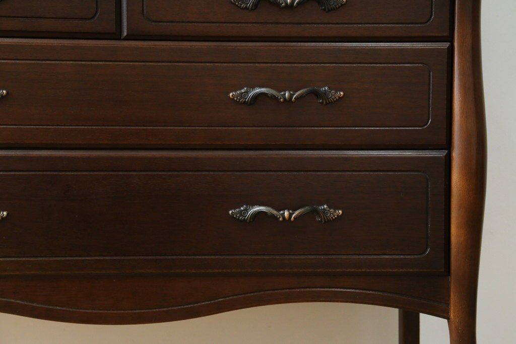 和製ビンテージ　美品!!　maruni(マルニ木工)　希少な廃番品!!　オールドマルニ　ベルサイユシリーズ　クラシカルな雰囲気が素敵なライティングビューロー　(R-081734)