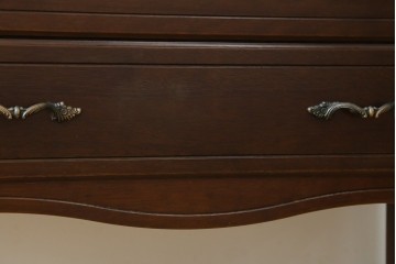 和製ビンテージ　美品!!　maruni(マルニ木工)　希少な廃番品!!　オールドマルニ　ベルサイユシリーズ　クラシカルな雰囲気が素敵なライティングビューロー　(R-081734)