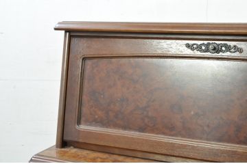 和製ビンテージ　美品!!　maruni(マルニ木工)　希少な廃番品!!　オールドマルニ　ベルサイユシリーズ　クラシカルな雰囲気が素敵なライティングビューロー(ワークデスク、在宅ワーク、在宅用、簿記机、ヴィンテージ)(R-081734)