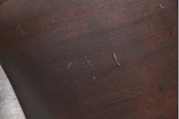 和製ビンテージ　松本民芸家具　#91型　落ち着きのある大人カフェ風インテリアが叶うキャプテンチェア3脚セット(アームチェア、板座チェア、ダイニングチェア、椅子、イス、ヴィンテージ、バラ売り可能)(定価3脚で約39万円)(R-081735)