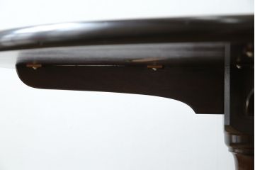 中古　超美品!!　松本民芸家具　クラシカルで上品なデザインが魅力のA-1型丸卓(ダイニングテーブル、食卓、丸テーブル、ラウンドテーブル、2人掛け、4人掛け)(定価約25万円)(R-081739)