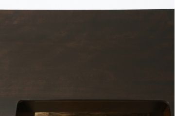 中古　松本民芸家具　ドレッサーリメイク　和洋どちらの空間にも馴染むサイドテーブル(コンソールテーブル、コンソールデスク、ワークデスク、両袖机、在宅用、在宅ワーク用)(R-081740)