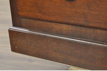 中古　超美品!!　松本民芸家具　特注　サイズ感が良くすっきりとしたデザインの整理タンス(洋服タンス、収納箪笥、サイドチェスト、引き出し)(定価約45万円)(R-081741)