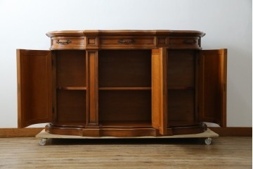 イタリアアンティーク　Galimberti Nino(ガリンベルティ・ニーノ)　高級品!!　凝ったつくり込みの象嵌入りサイドボード　(R-081747)