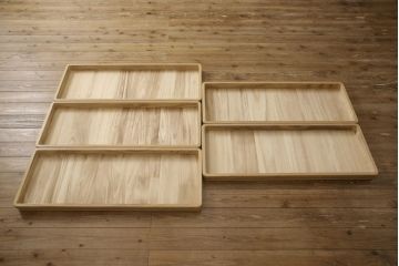中古　美品　大阪泉州桐箪笥　特注　汚れが付きにくいメラミン化粧板を使った総桐箪笥・上段(総桐たんす、胴丸、和たんす、和タンス、衣装箪笥、和服箪笥、着物箪笥、収納箪笥)(R-081758)