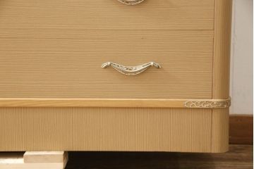 中古　美品　大阪泉州桐箪笥　特注　汚れが付きにくいメラミン化粧板を使った総桐箪笥・下段(総桐たんす、和たんす、和タンス、収納箪笥、衣装箪笥、チェスト、サイドチェスト、引き出し)(R-081761)