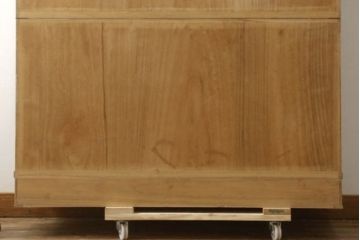 中古　シンプルなチェストに生まれ変わる加茂総桐箪笥・下段(胴丸、桐たんす、衣装箪笥、引き出し、和タンス、サイドチェスト、サイドボード)(R-081763)