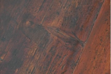 アジアンビンテージ　李朝デザイン　オリエンタルな意匠が目を惹く引き出し5杯付きのアンティーク調コンソールテーブル　(R-081768)