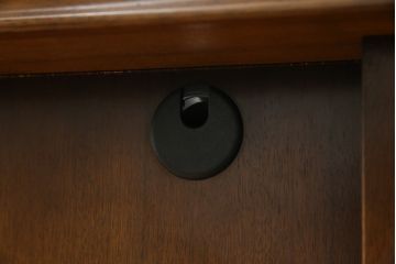 中古　美品　カリモク家具(karimoku)　COLONIAL(コロニアル)シリーズ　カントリースタイルのお部屋作りにおすすめのおしゃれな両袖机(在宅ワーク用、在宅用ワークデスク、書斎机)(定価約27万円)(R-081788)
