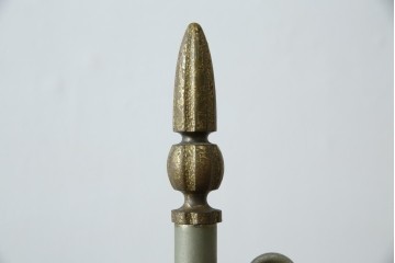 イタリアヴィンテージ　ブラス(真鍮)レッグがおしゃれで品のある伸縮式ハンガーラック　(R-081789)