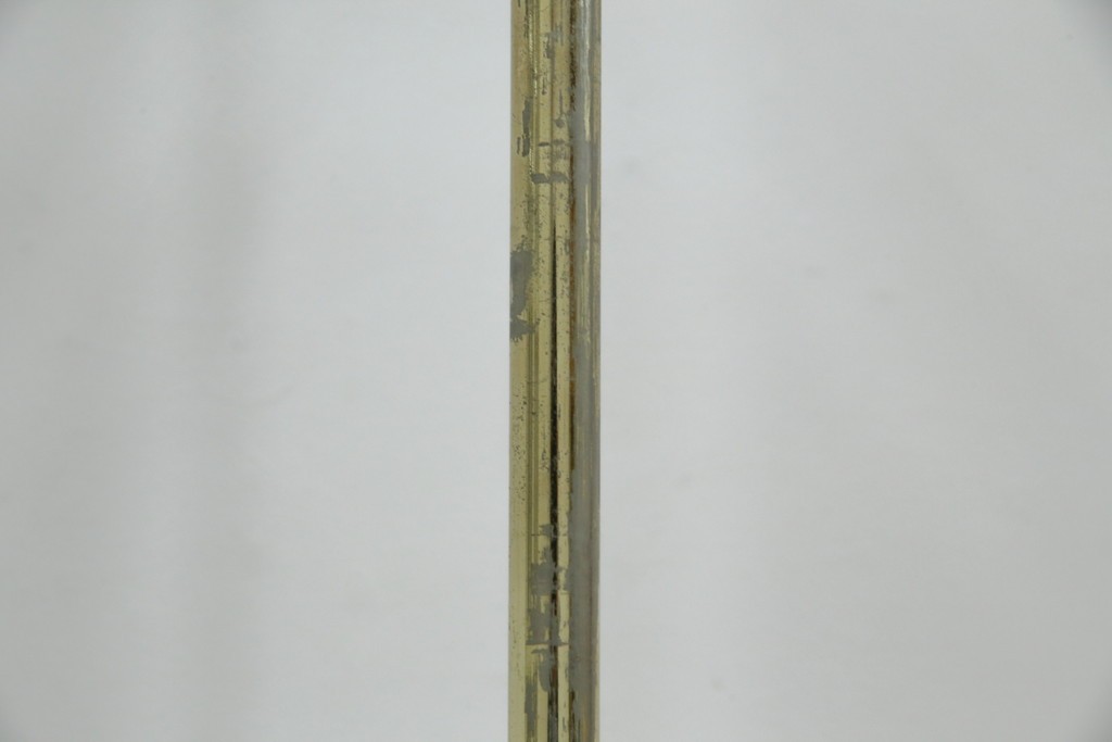 イタリアヴィンテージ　ブラス(真鍮)レッグがおしゃれで品のある伸縮式ハンガーラック　(R-081789)