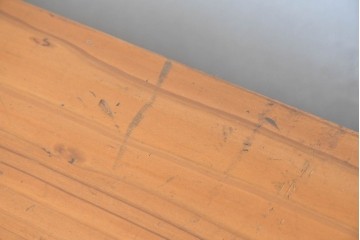 和製アンティーク　美品　引き出し付き　レトロな雰囲気のガラス戸収納棚　(R-081790)