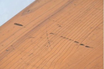 和製アンティーク　美品　引き出し付き　レトロな雰囲気のガラス戸収納棚　(R-081790)