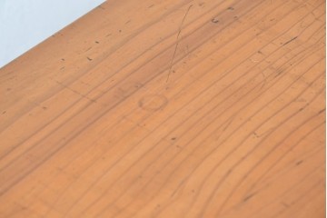 和製アンティーク　美品　引き出し付き　レトロな雰囲気のガラス戸収納棚　(R-081790)